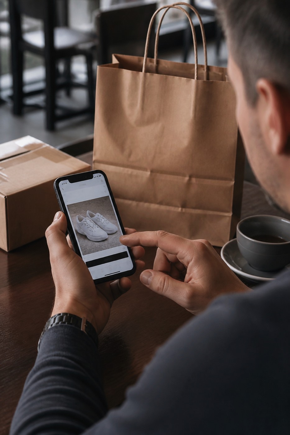 Browsing nearby goods