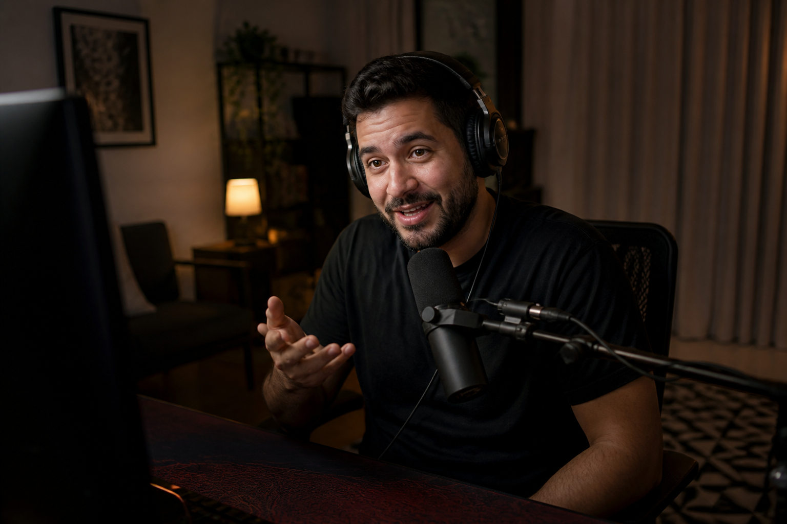 A desk going live