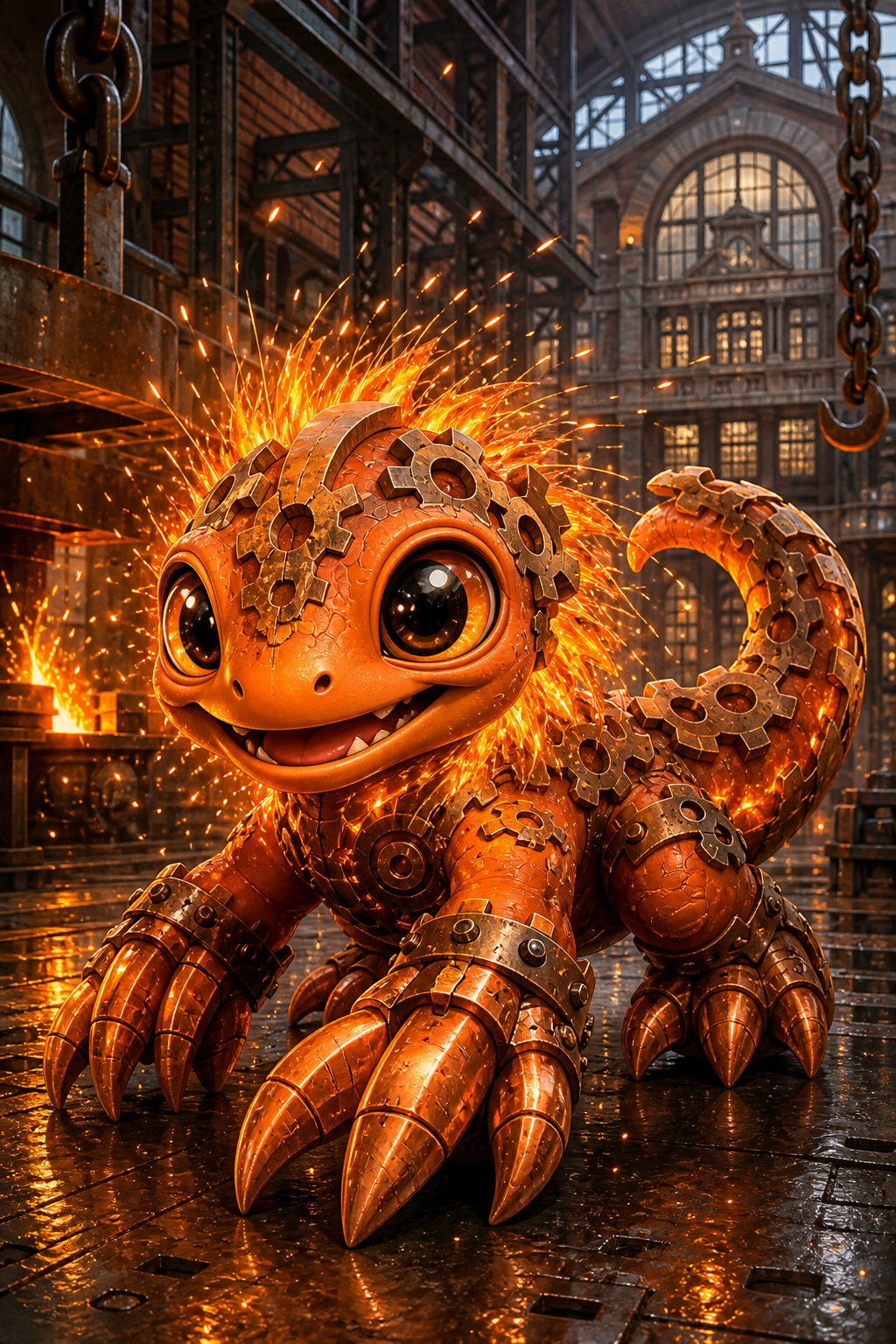 Cinder Mae, a spark salamander discovered in Detroit, United States