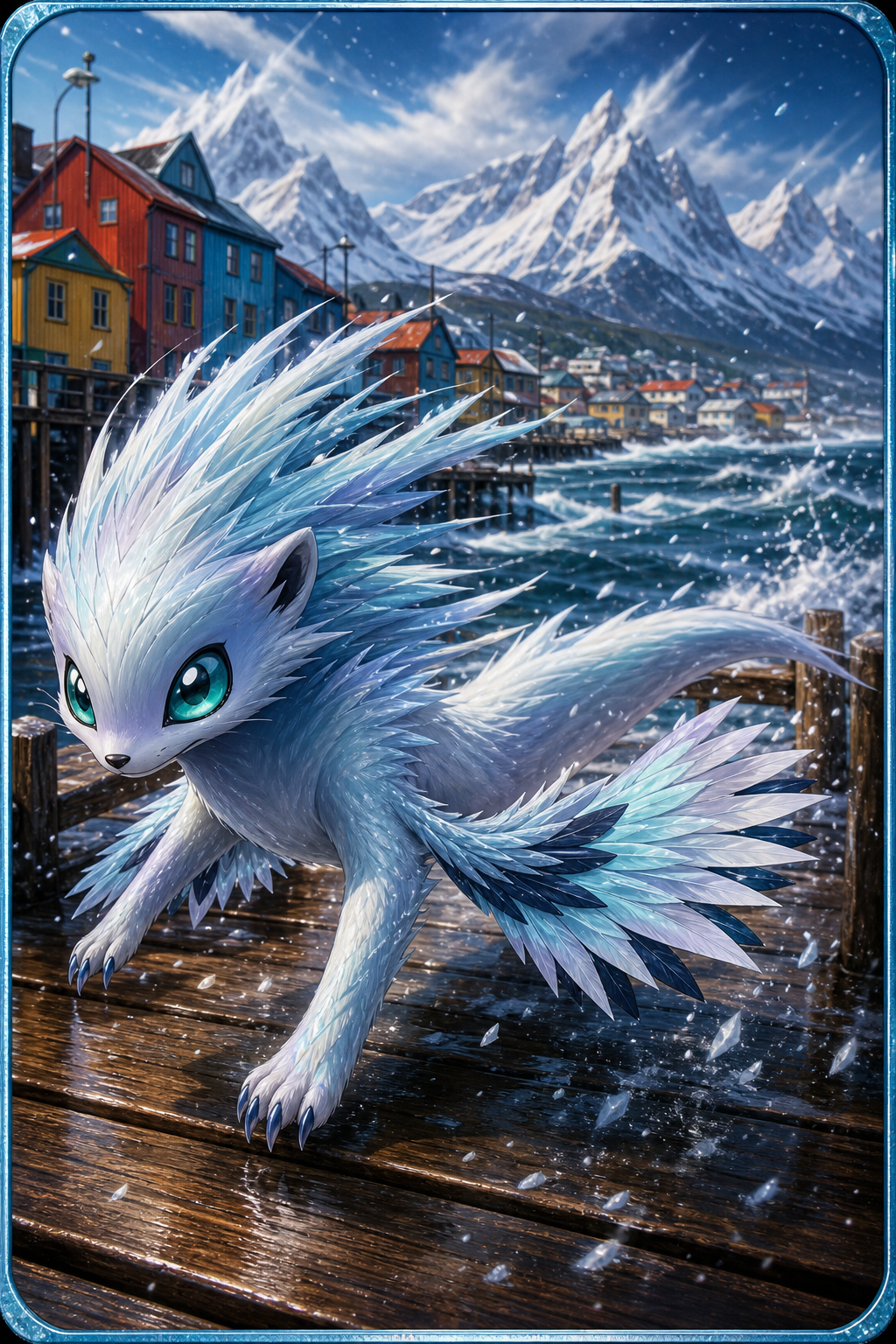 Pell Drift, a frost weasel discovered in Ushuaia, Argentina